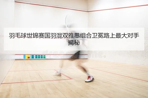羽毛球世锦赛国羽混双雅思组合卫冕路上最大对手揭秘